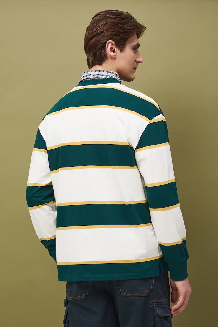 Odzież Longsleeve męski bawełniany RS26-BUM501 beżowy