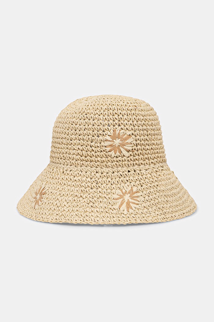 Klobúk dámsky pletený handmade RS26-CAD909 béžová RS26