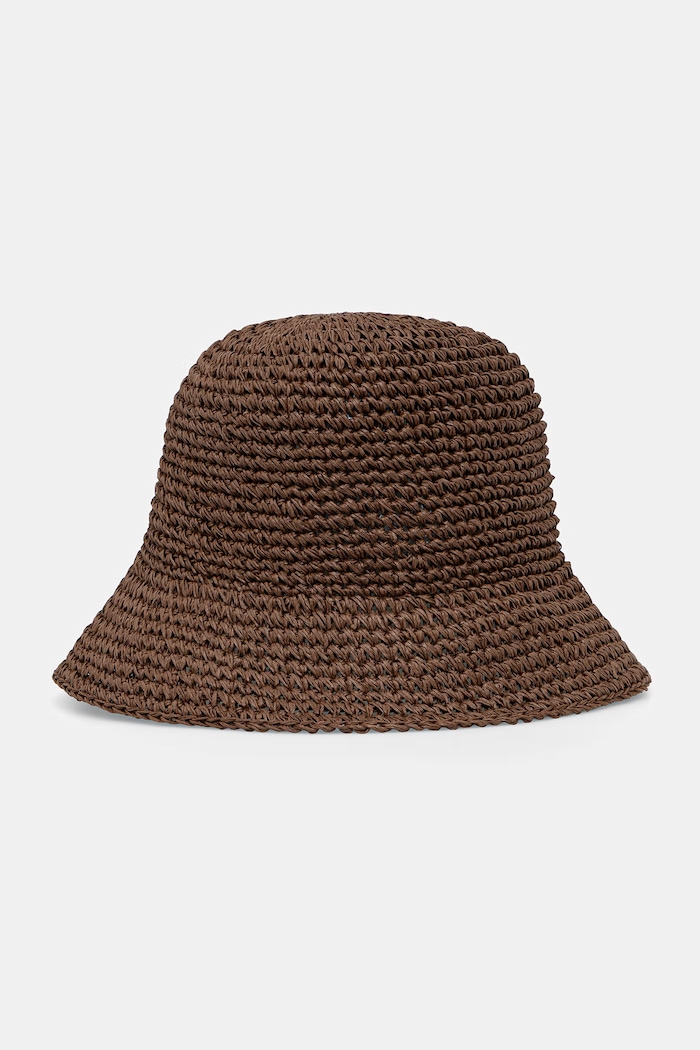 Klobúk bucket dámsky handmade RS26-CAD916 hnedá RS26