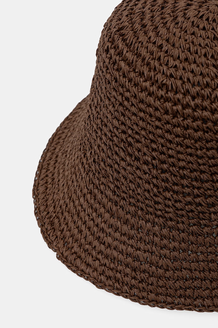 Doplnky Klobúk bucket dámsky handmade RS26-CAD916 hnedá