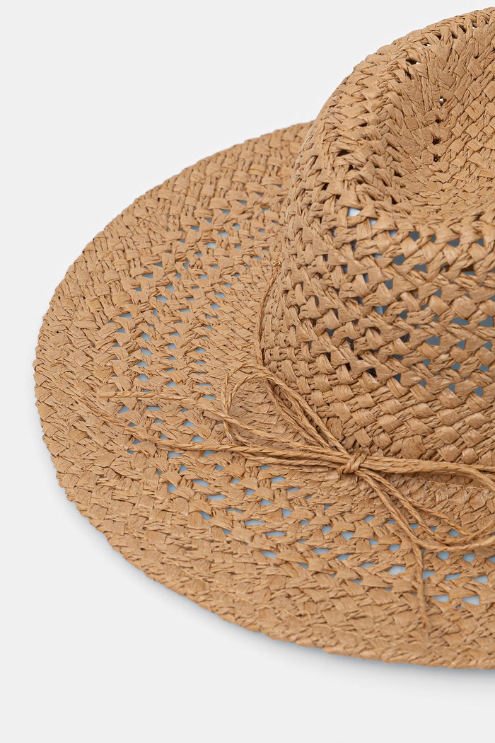 Slamený klobúk dámsky pletený handmade RS26-CADB01 béžová RS26