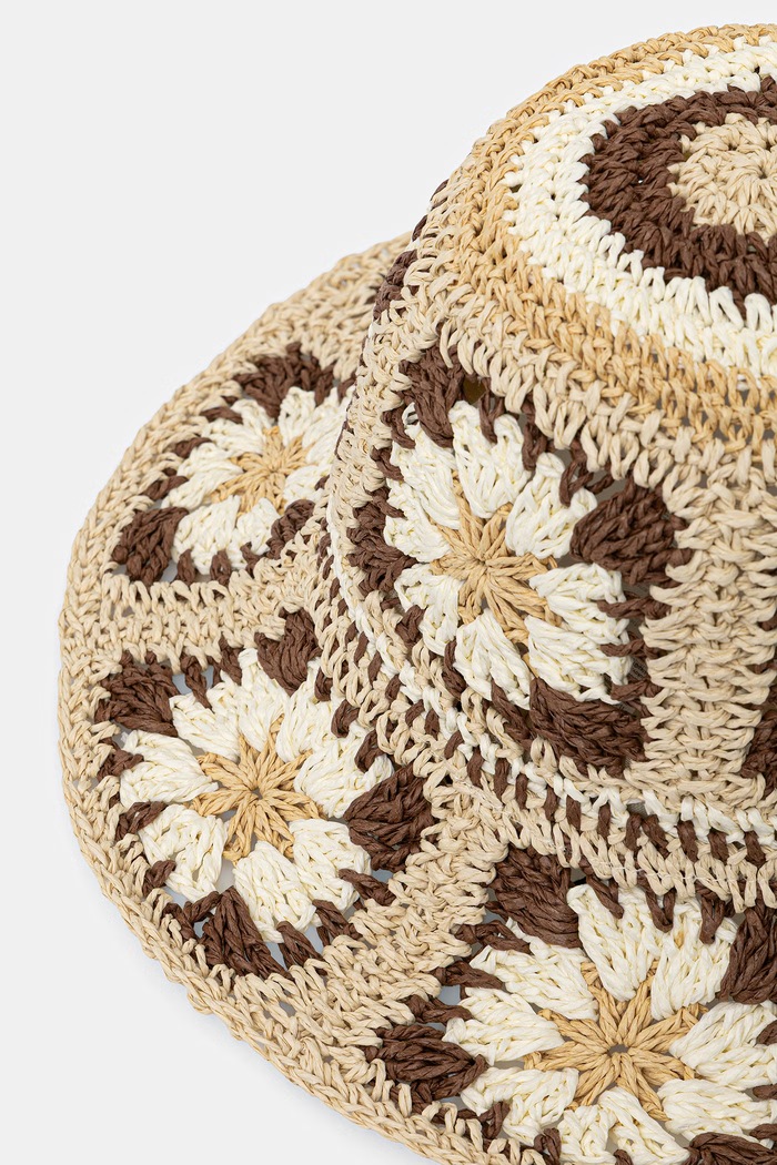 Doplnky Slamený klobúk dámsky handmade RS26-CADB02 viacfarebná