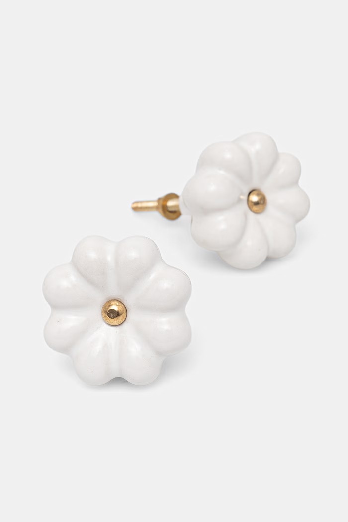 Uchwyty do mebli dekoracyjne z porcelany RS26-DEU214 biały RS26