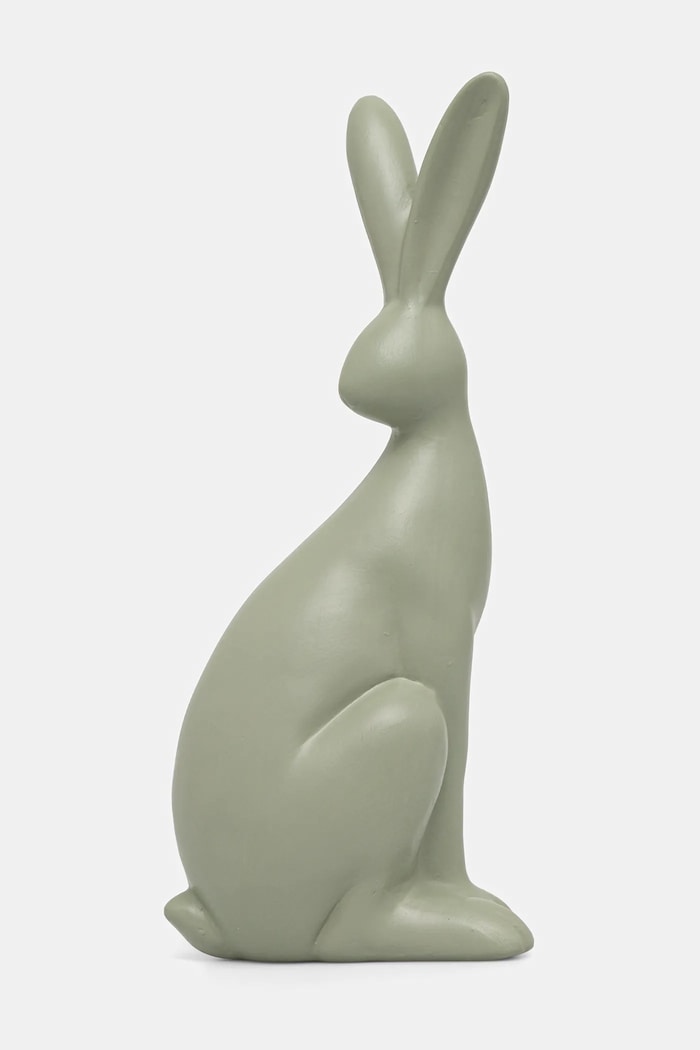 Figurka dekoracyjna z gliny RS26-DEU402 zielony RS26