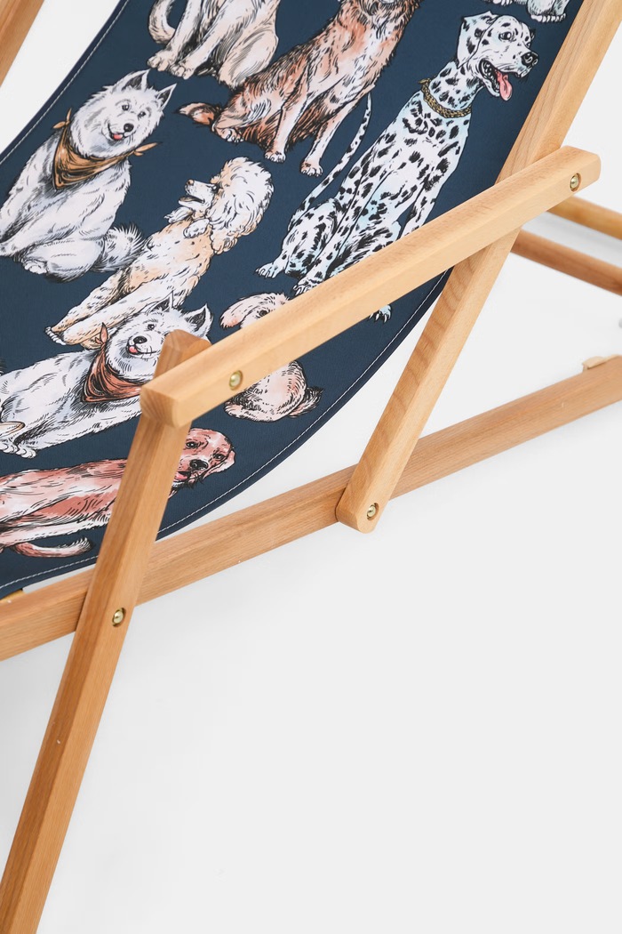 Leżak z podłokietnikiem z drewna bukowego multicolor RS26-GAU810