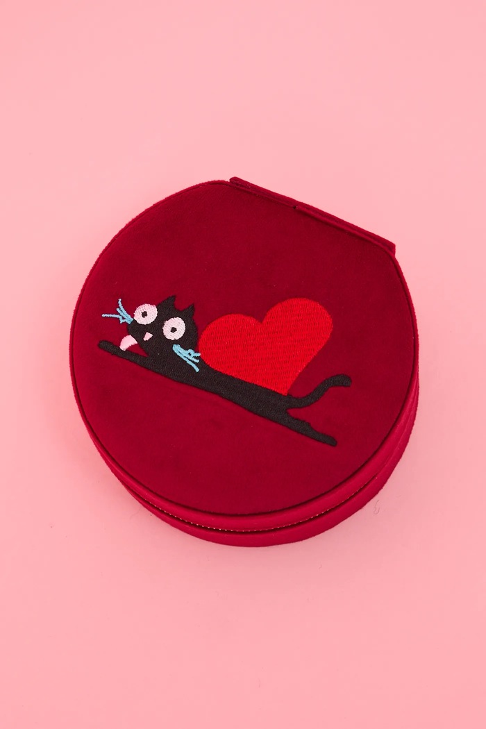 Szkatułka na biżuterię z kolekcji Valentine’s Day RS26-JEU252 czerwony