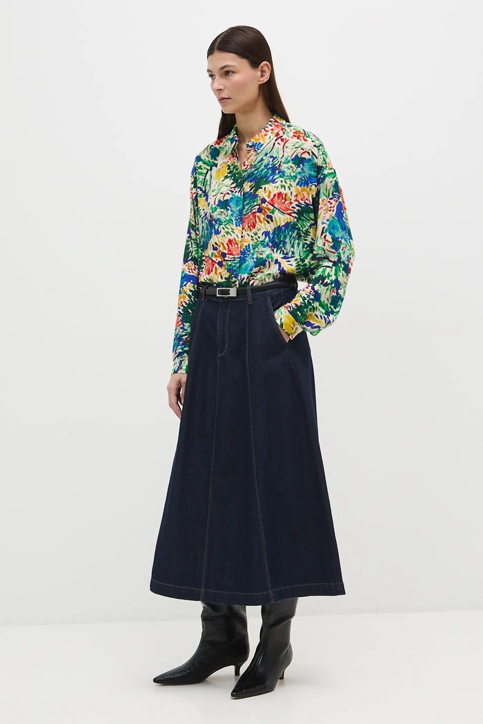 Koszula damska z kolekcji Eviva L'arte casual multicolor RS26-KDD255