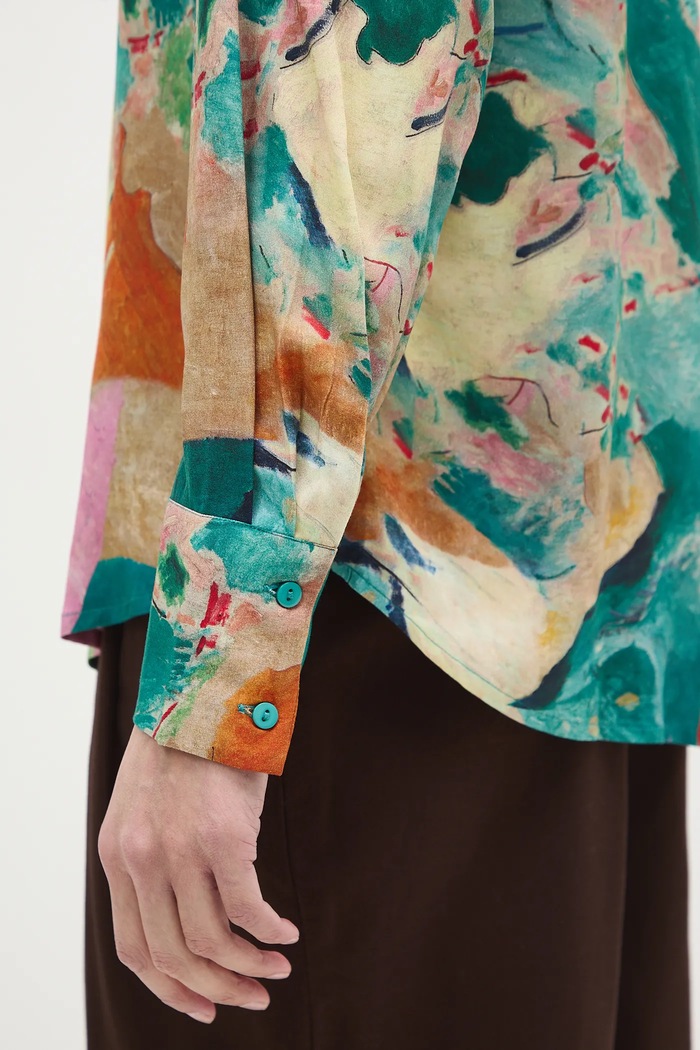 Koszula damska z kolekcji Eviva L'arte RS26-KDD258 multicolor