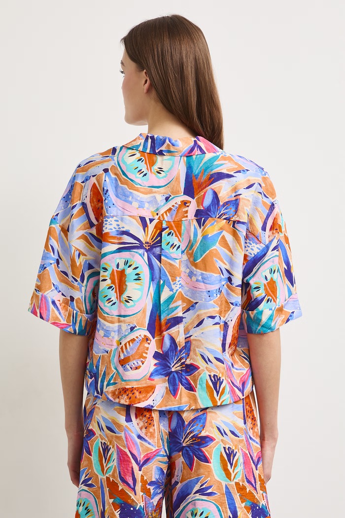 Odzież Koszula damska z wiskozą RS26-KKDA02 multicolor