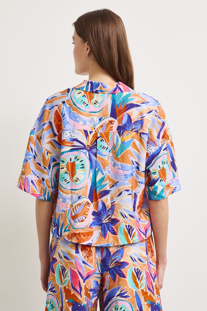 Odzież Koszula damska z wiskozą RS26-KKDA02 multicolor