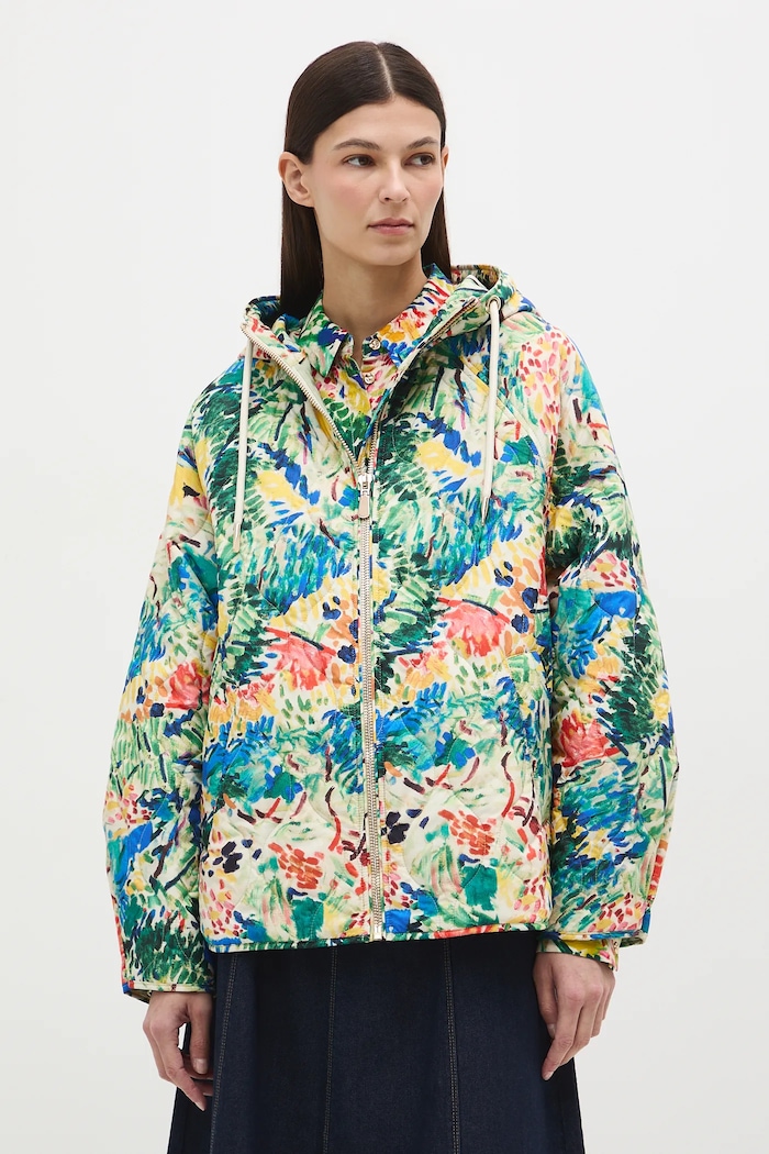 Kurtka damska z kolekcji Eviva L'arte RS26-KUD252 multicolor RS26