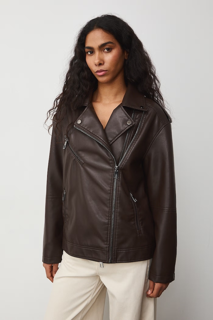 Medicine geacă biker RS26-KUD301 maro RS26