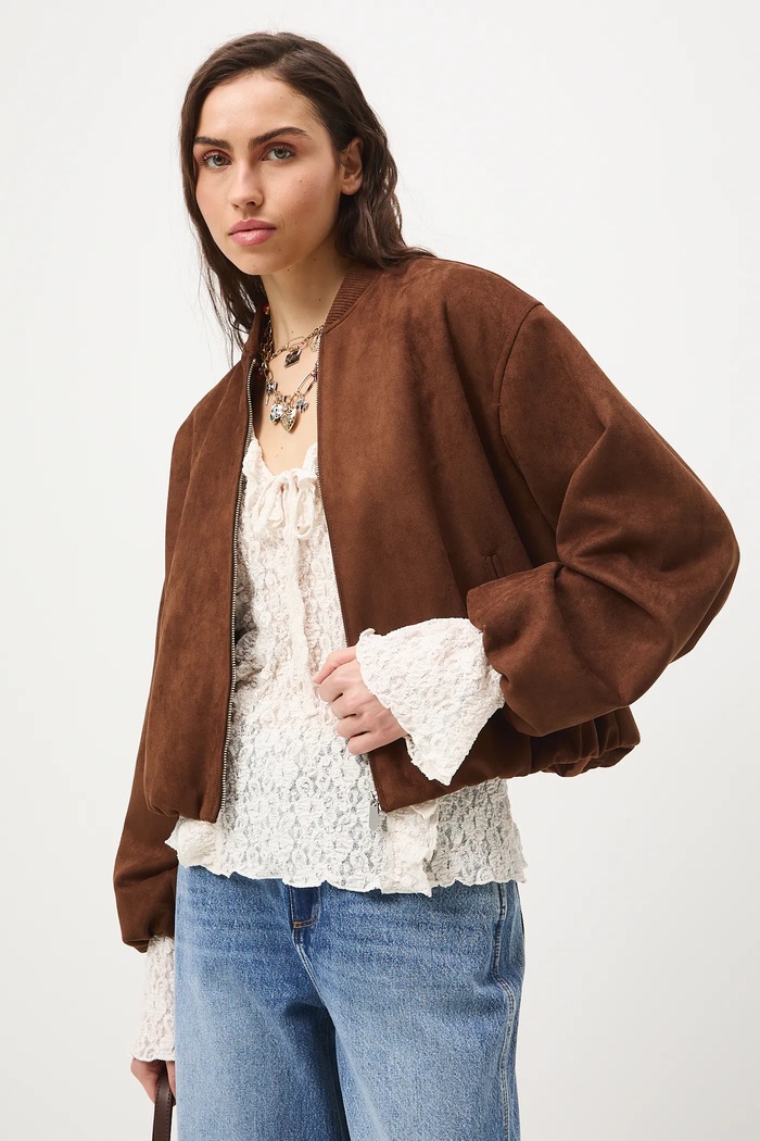Bunda oversize RS26-KUD400 béžová RS26