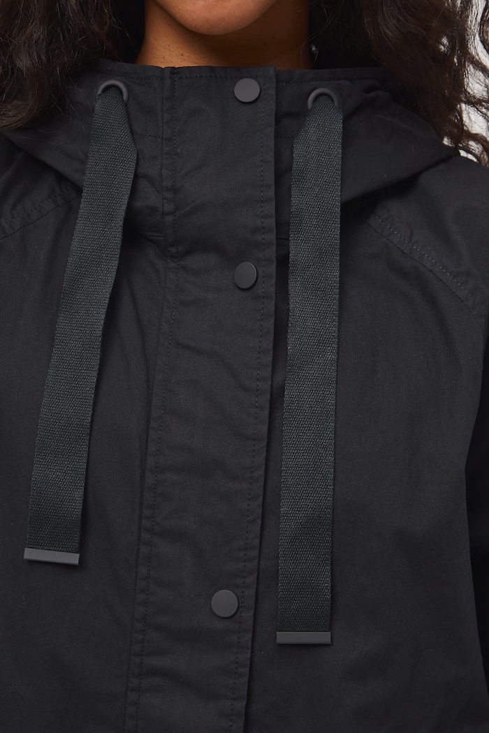 Parka damska bawełniana RS26-KUD500 granatowy
