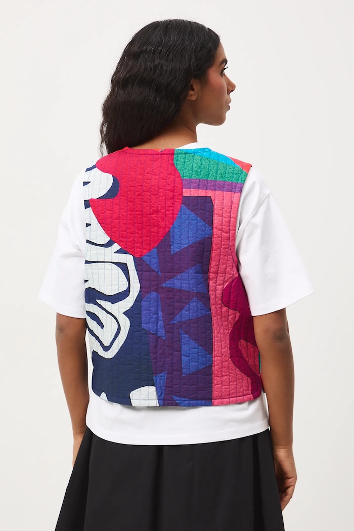 Medicine vestă de bumbac multicolor RS26-KZD250