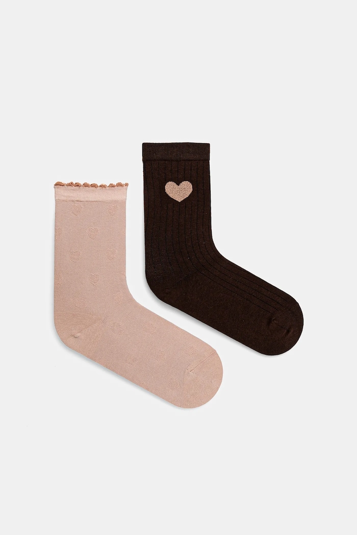 Skarpetki (2-pack) bawełniane damskie z kolekcji Valentine’s Day RS26-LGD283 multicolor RS26