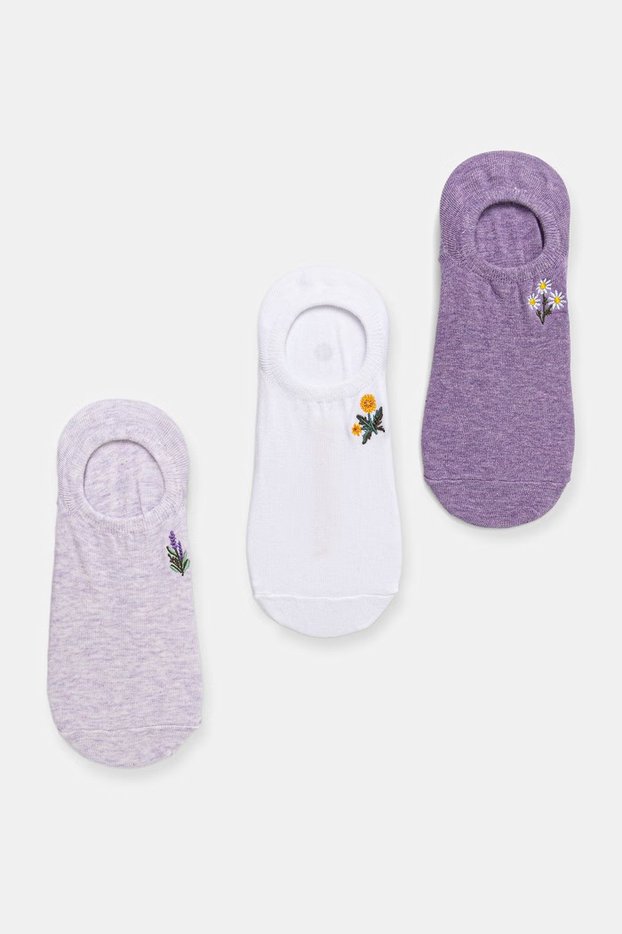 Skarpety stopki damskie 3-pack multicolor RS26-LGD502