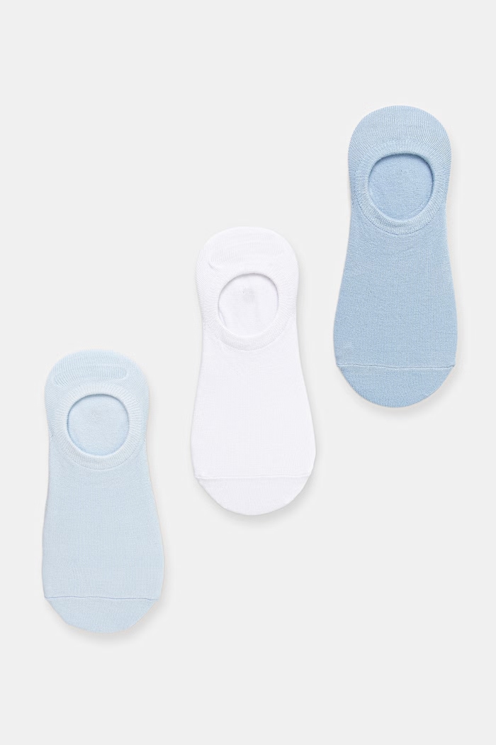 Skarpety stopki damskie z modalem gładkie 3-pack multicolor RS26-LGD526