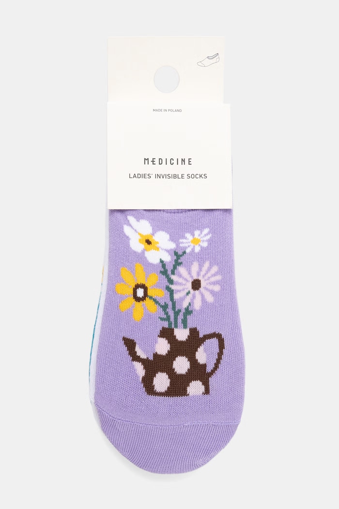 Îmbrăcăminte Medicine șosete scurte pentru femei pachet de 3 RS26-LGD721 multicolor