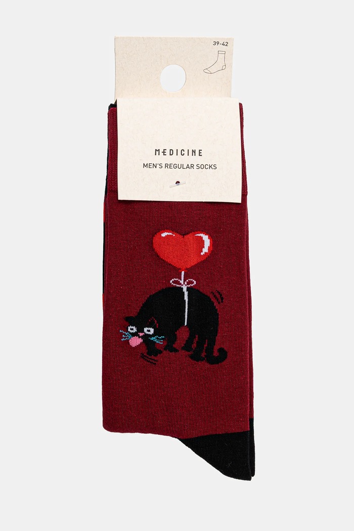 Bavlněné ponožky (2-pack) pánské z kolekce Valentine’s Day vícebarevná RS26-LGM280