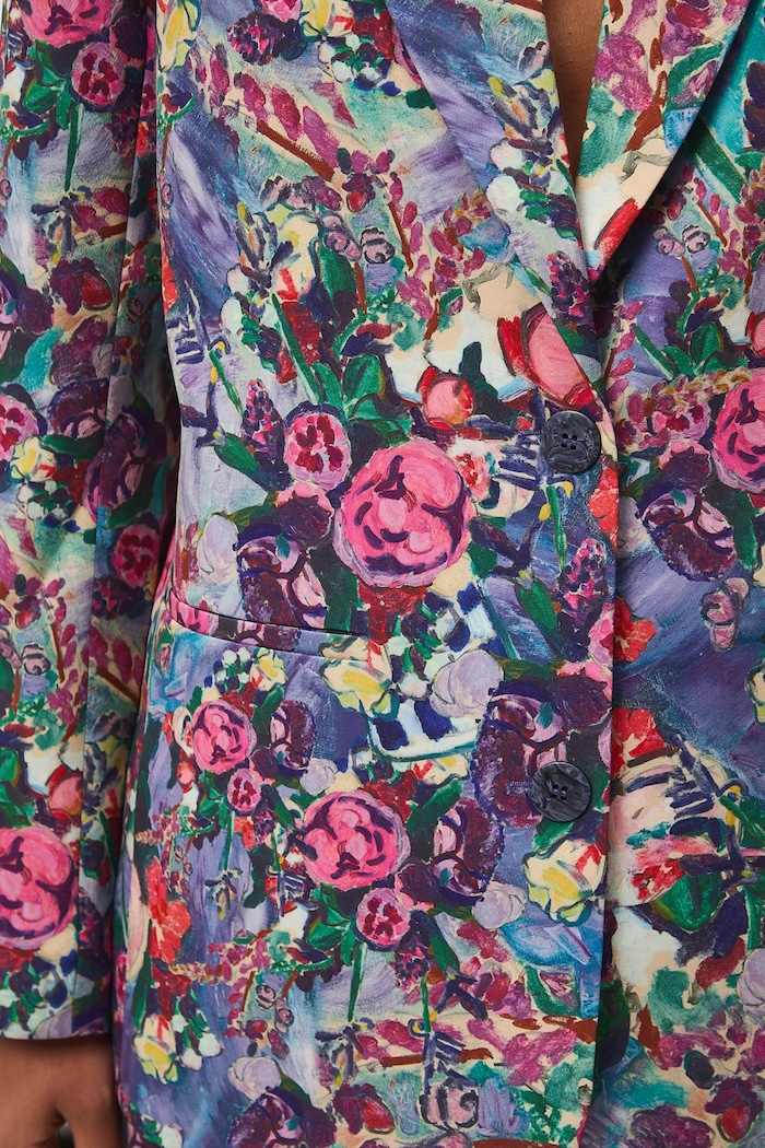 Marynarka damska z kolekcji Eviva L'arte RS26-MKD251 multicolor