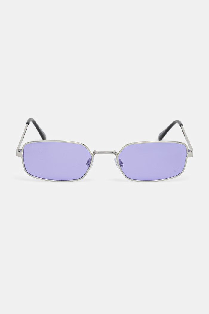 Akcesoria Okulary przeciwsłoneczne kwadratowe damskie RS26-OKD901 fioletowy