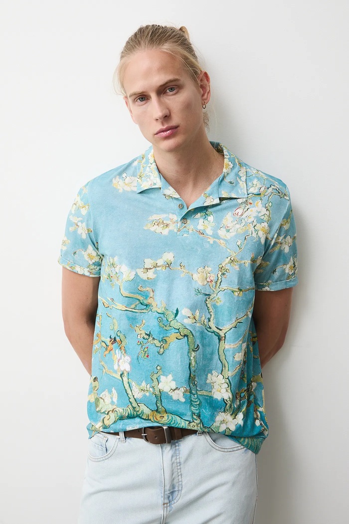 Polo męskie z kolekcji Eviva L'arte z elastanem multicolor RS26-POM253