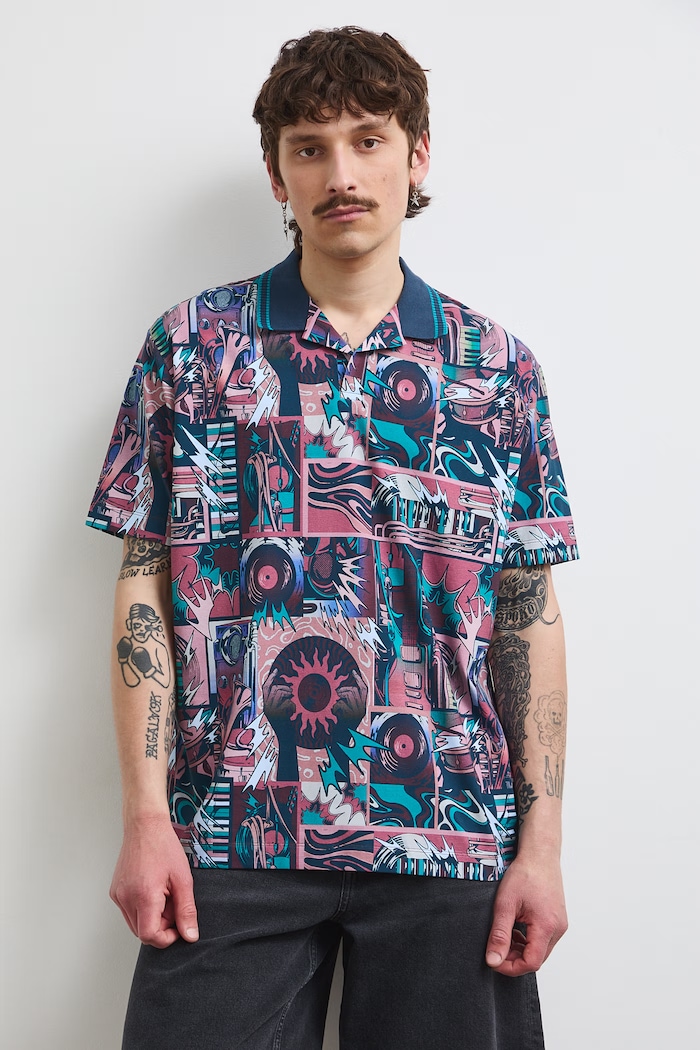 Medicine polo męskie bawełniane z elastanem RS26-POMC13 multicolor RS26