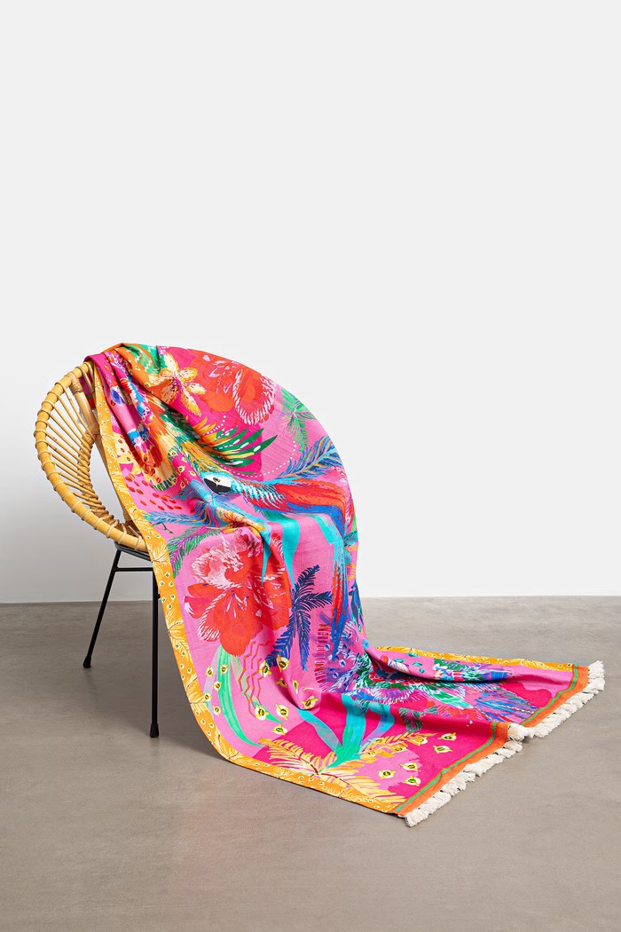 Ręcznik plażowy bawełniany RS26-REU700 multicolor RS26