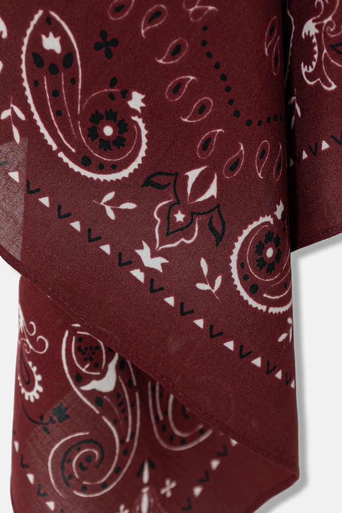 Bandana dámska z viskózy RS26-SAD306 burgundské RS26