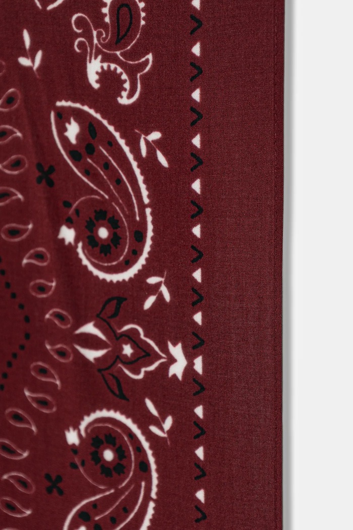 Bandana dámska z viskózy burgundské RS26-SAD306