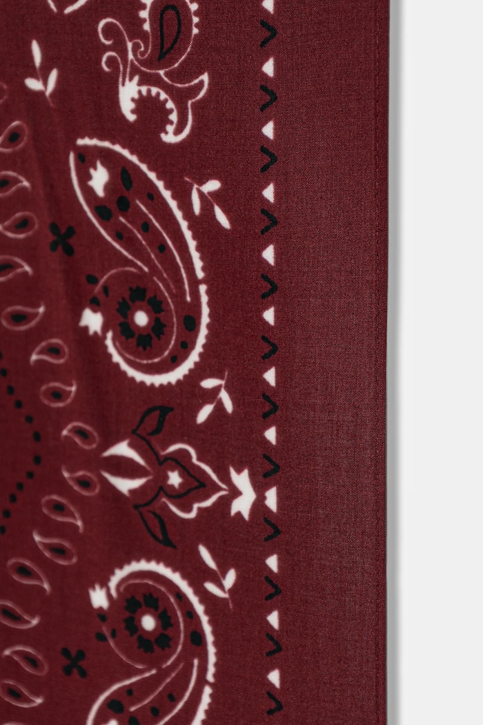 Bandana dámska z viskózy burgundské RS26-SAD306