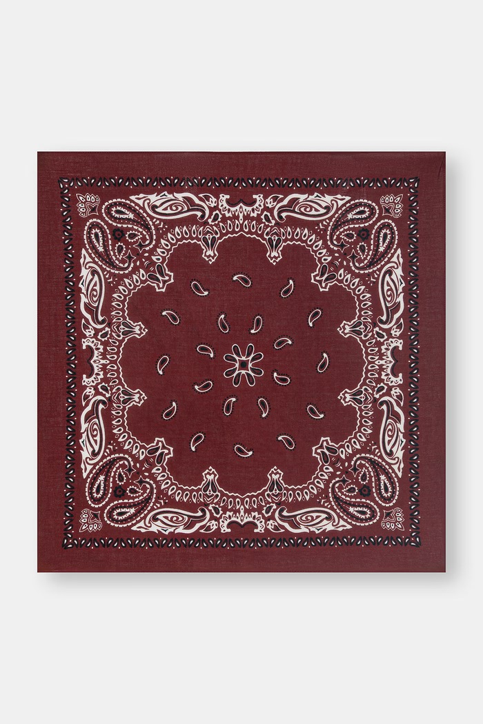 Bandana męska bawełniana bordowy RS26-SAM300