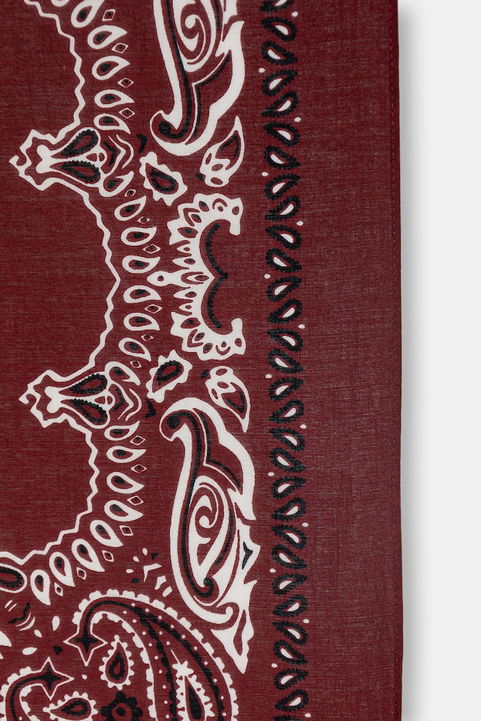 Bandana męska bawełniana RS26-SAM300 bordowy RS26