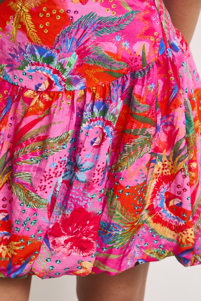 Medicine spódnica bombka z wiskozą multicolor RS26-SDD090
