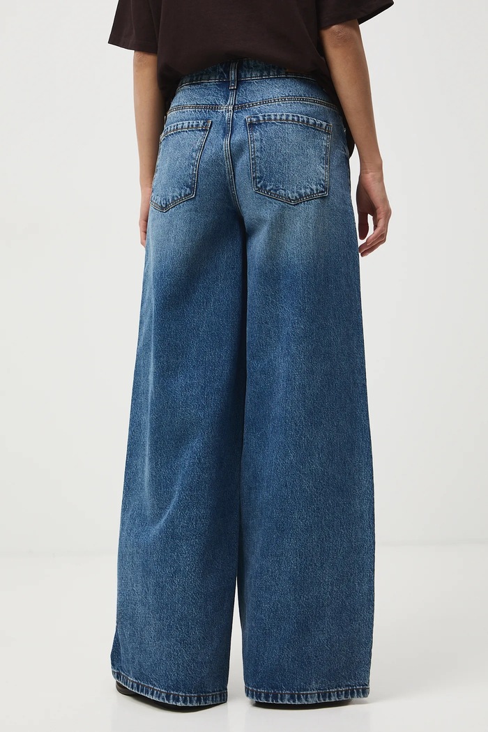 Oblečenie Medicine rifle wide leg dámske RS26-SJD302 modrá
