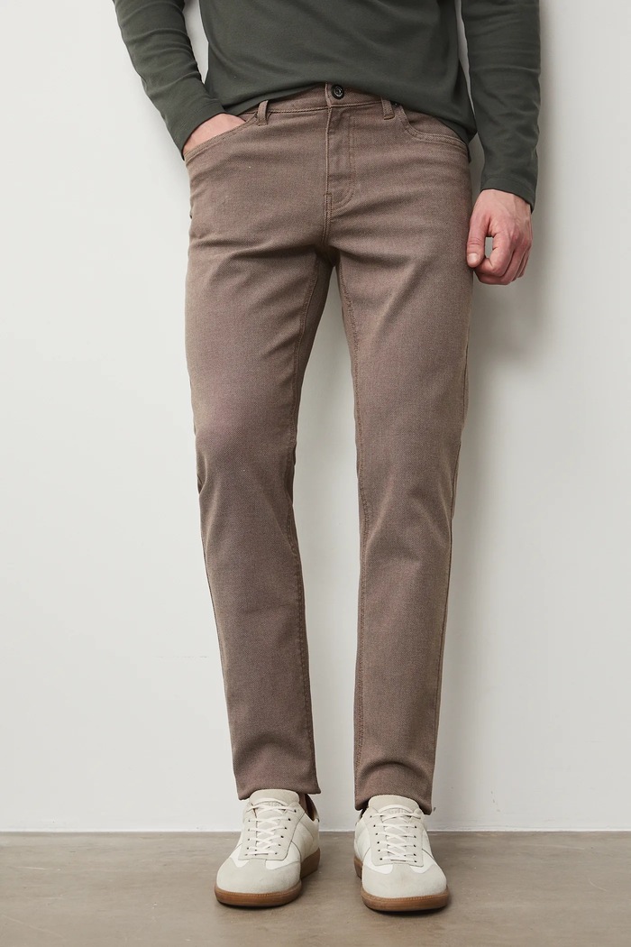 Medicine slim fit мъжки бежов RS26-SJM303