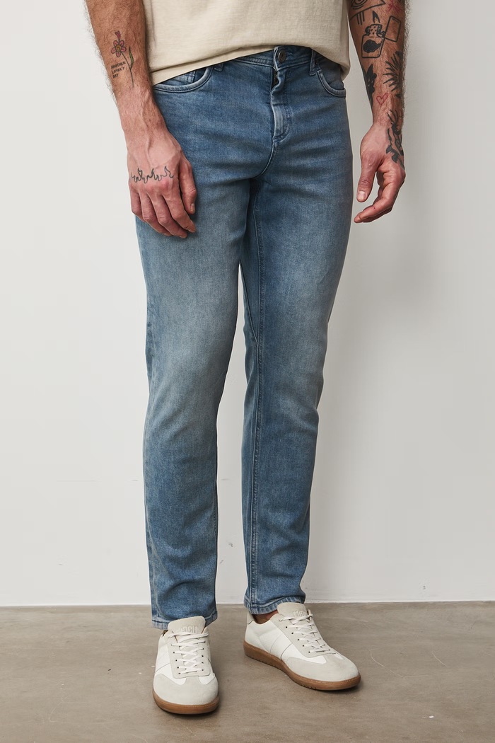 Oblečenie Medicine rifle slim fit pánske RS26-SJM405 modrá