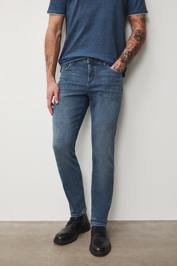 Medicine rifle slim fit pánske modrá RS26-SJM405