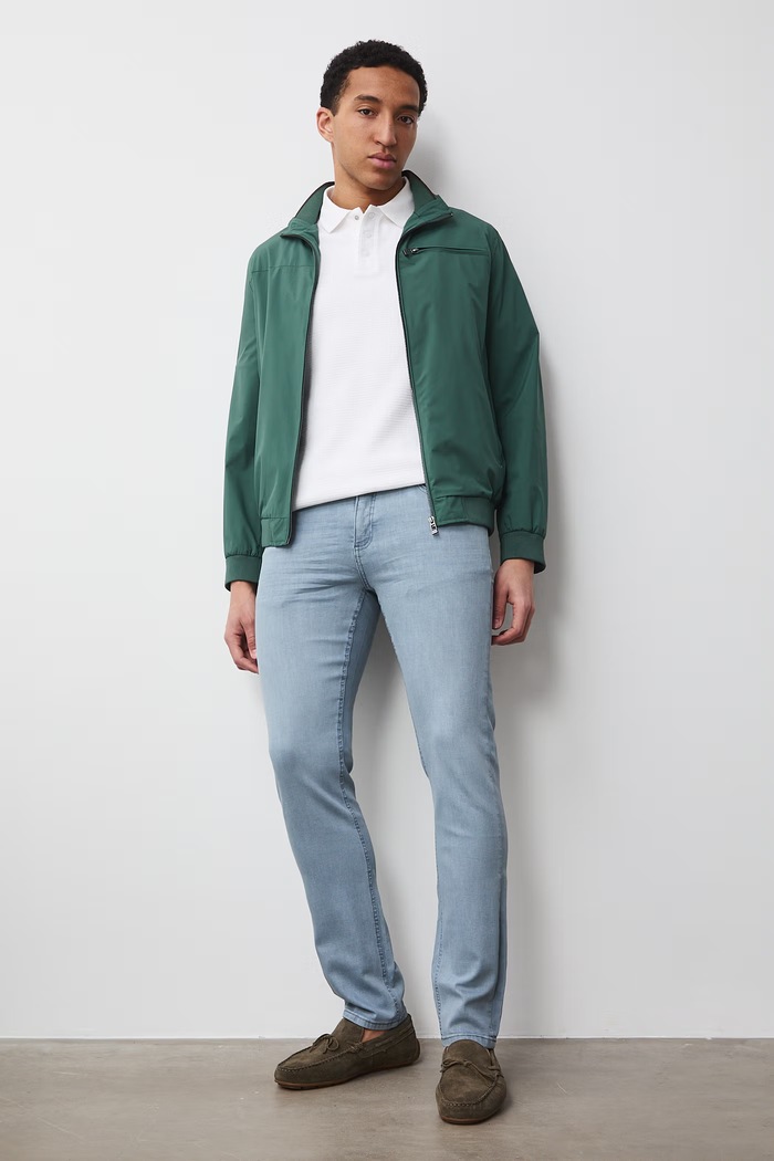 Medicine blugi slim fit pentru bărbați albastru RS26-SJM605