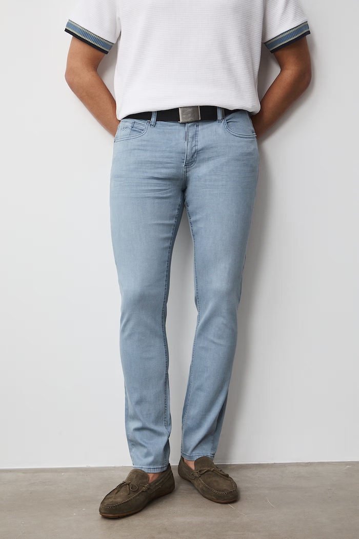 Medicine blugi slim fit pentru bărbați RS26-SJM605 albastru RS26