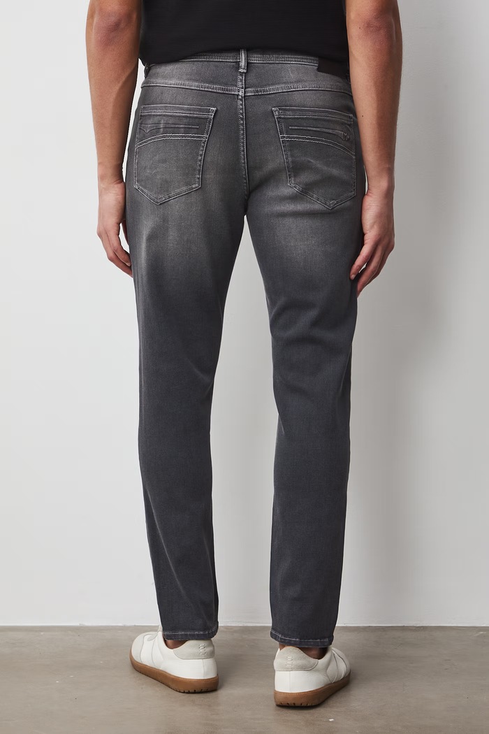 Odzież Jeansy tapered męskie RS26-SJM606 szary