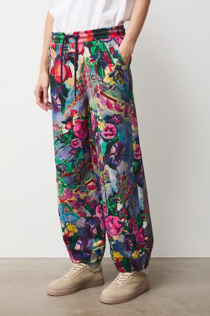 Spodnie dresowe damskie z kolekcji Eviva L'arte multicolor RS26-SPD251