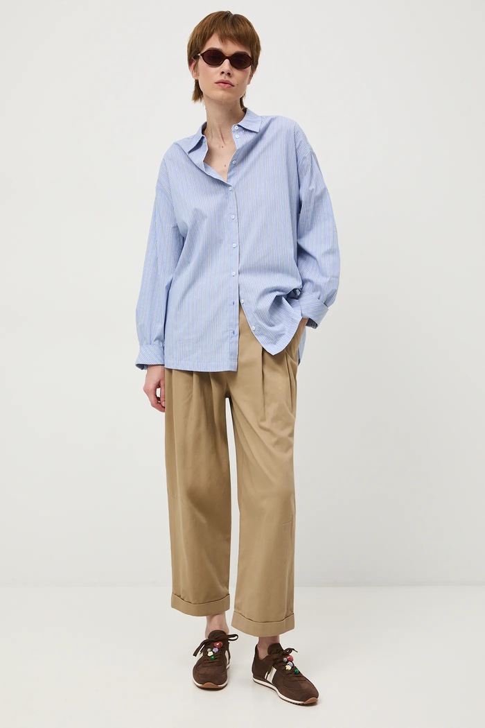 Medicine pantaloni bumbac bej RS26-SPD302