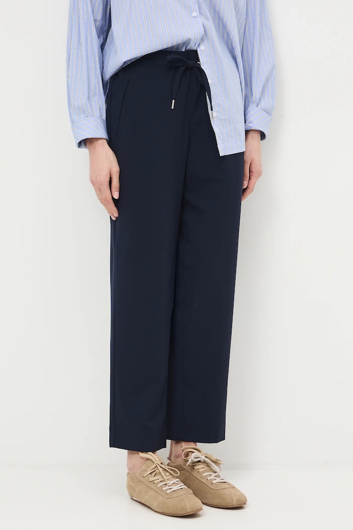 Spodnie damskie chino gładkie RS26-SPD303 granatowy RS26