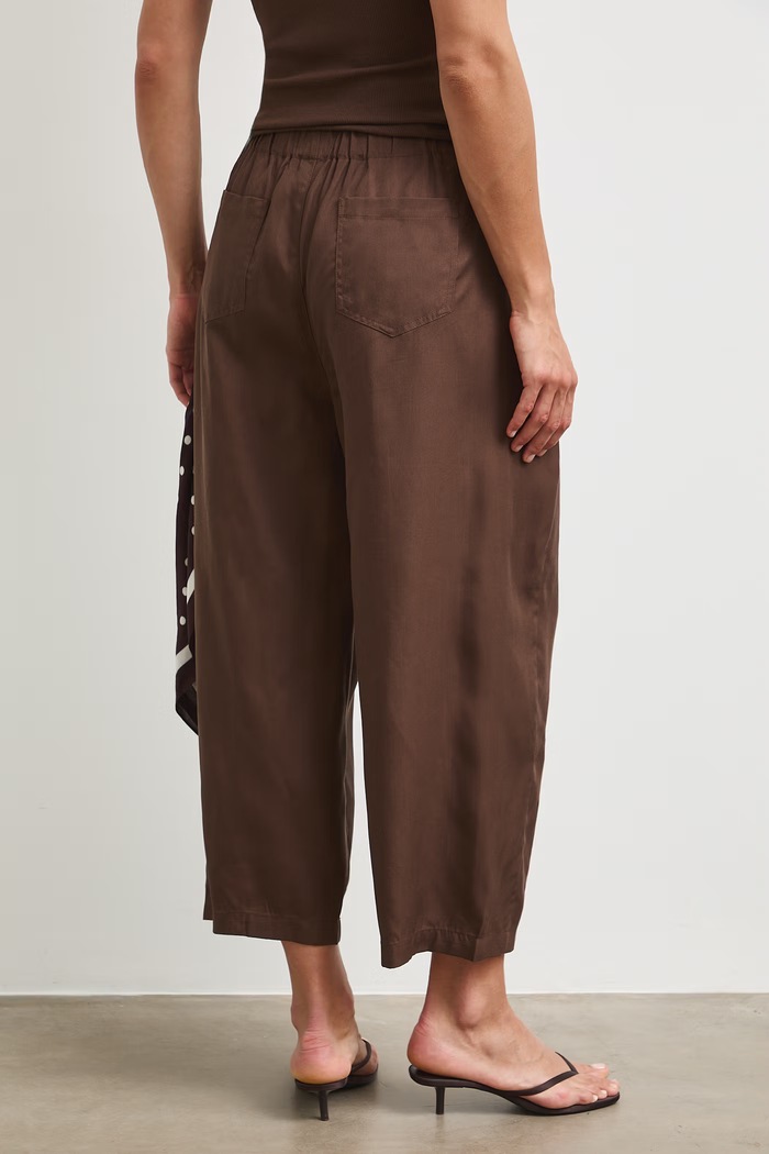 Odzież Medicine spodnie slouchy damskie z lyocellu RS26-SPDA01 brązowy