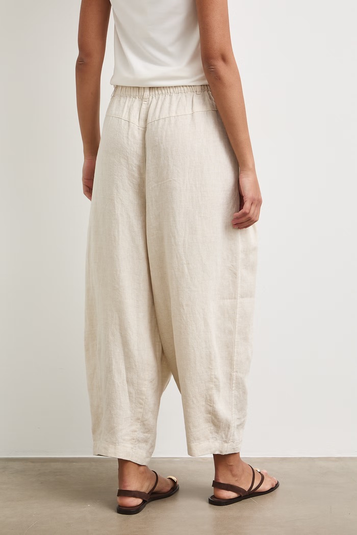 Odzież Medicine spodnie slouchy damskie lniane RS26-SPDB00 beżowy
