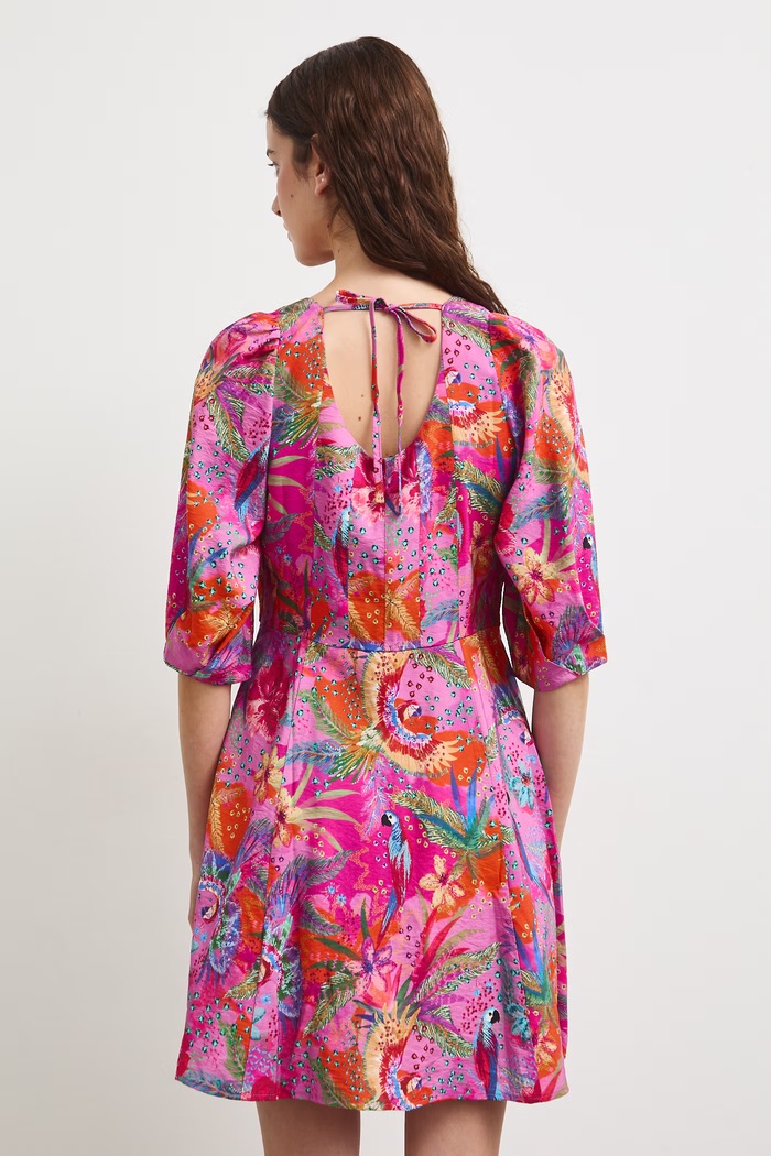Odzież Medicine sukienka rozkloszowana z wiskozą RS26-SUD092 multicolor