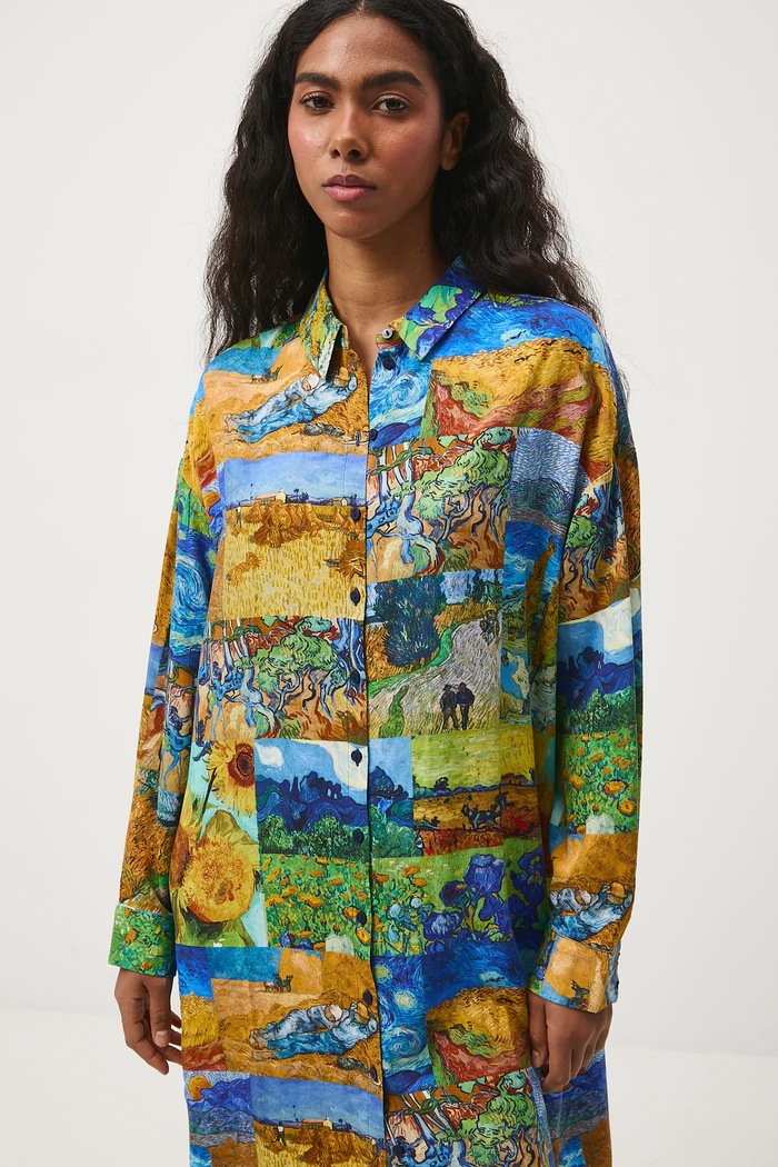 Sukienka damska midi z kolekcji Eviva L'arte multicolor RS26-SUD251