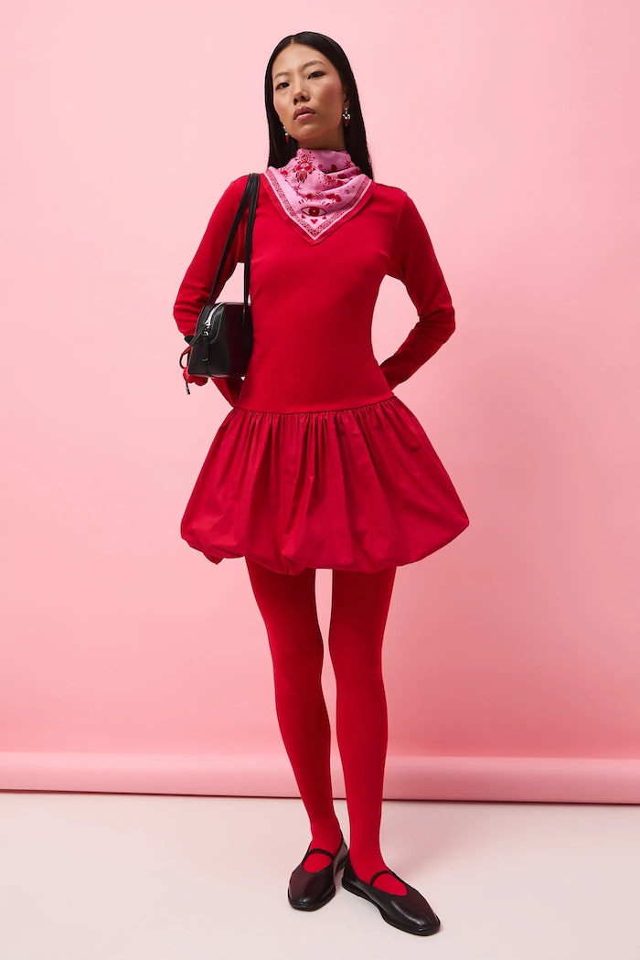 Sukienka damska z kolekcji Valentine’s Day RS26-SUD282 czerwony RS26